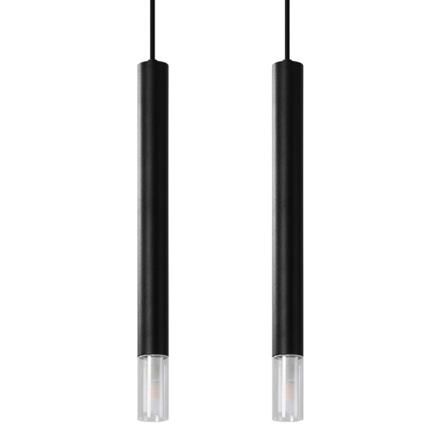 Lampe pendante Oraeys 2 noir