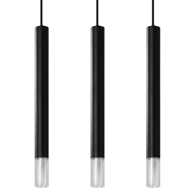 Lampe pendante Oraeys 3 noir