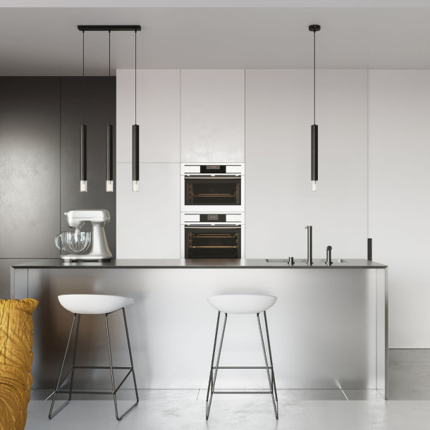 Lampe pendante Oraeys 3 noir