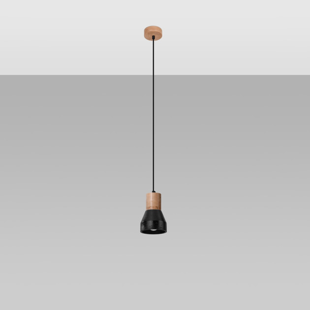 Lampe suspendue Calila noir