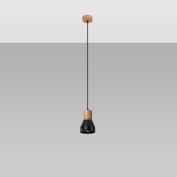 Lampe suspendue Calila noir