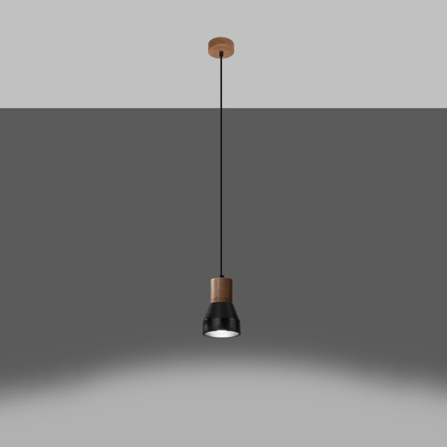 Lampe suspendue Calila noir