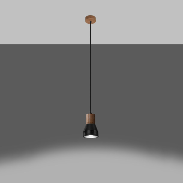Lampe suspendue Calila noir