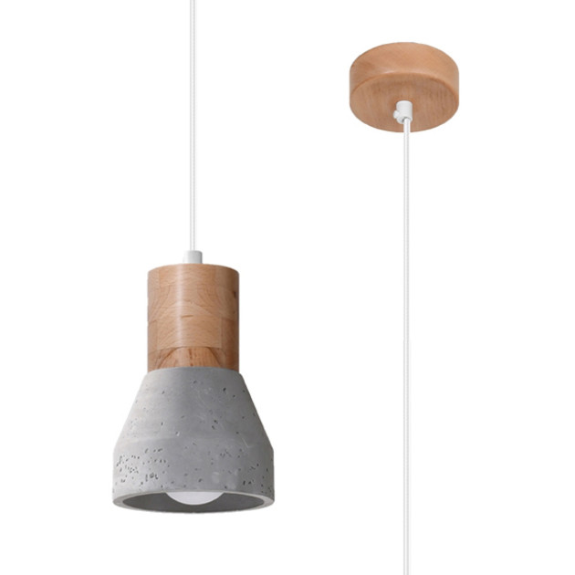 Lampe suspendue Calila gris