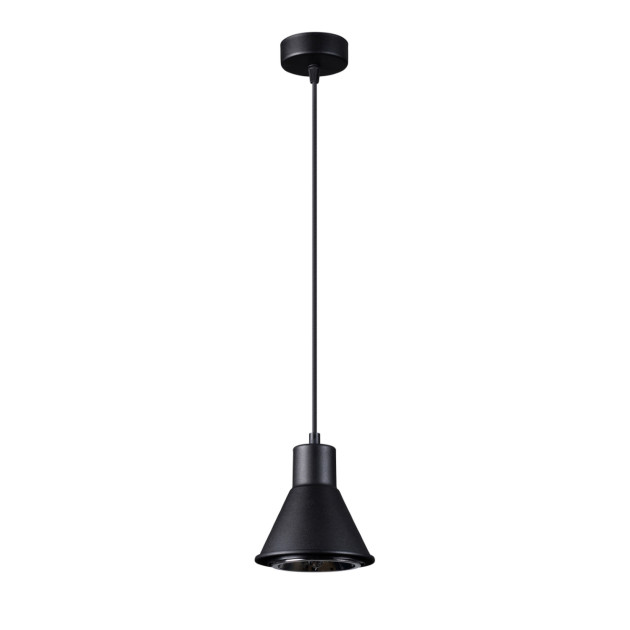 Lampe suspendue Elyla 1 noir [ES111]