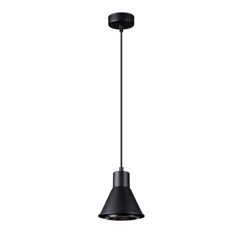 Lampe suspendue Elyla 1 noir [ES111]