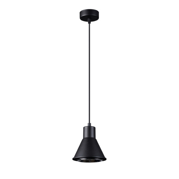 Lampe suspendue Elyla 1 noir [ES111]