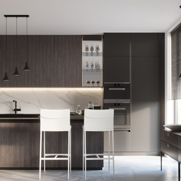 Lampe suspendue Elyla 1 noir [ES111]