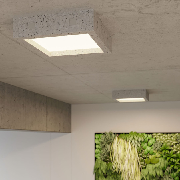 Plafonnier Lumela béton