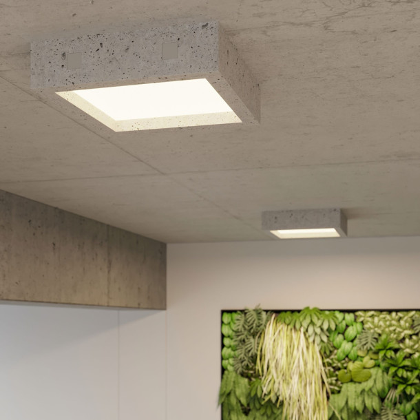 Plafonnier Lumela béton