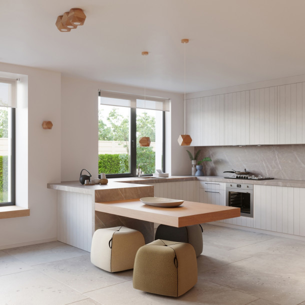 Applique Oryen bois naturel