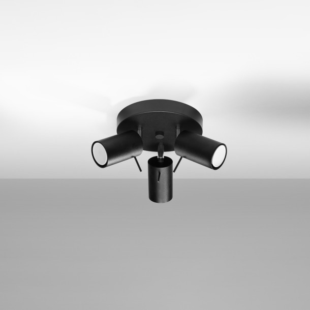 Plafonnier Veraaeen 3P noir