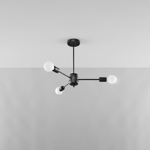 Lustre Lumeen 3 noir