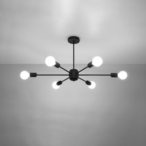 Lustre Lumeen 6 noir