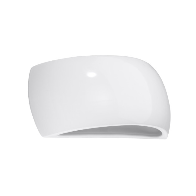 Applique vernie Velyor blanc brillant