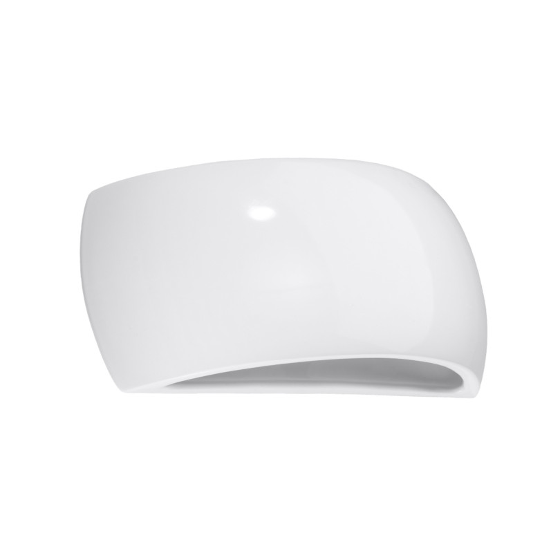 Applique vernie Velyor blanc brillant
