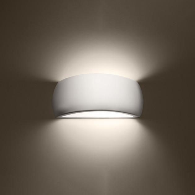 Applique vernie Velyor blanc brillant