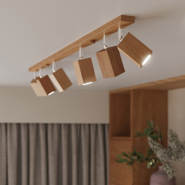 Plafonnier Luxeela 2 chêne