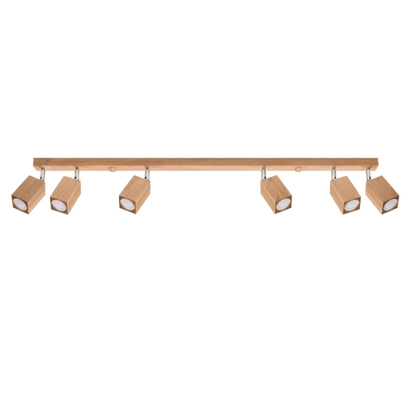 Plafonnier Luxeela 6 chêne
