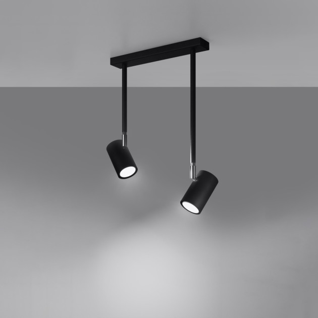 Plafonnier Velola 2 noir