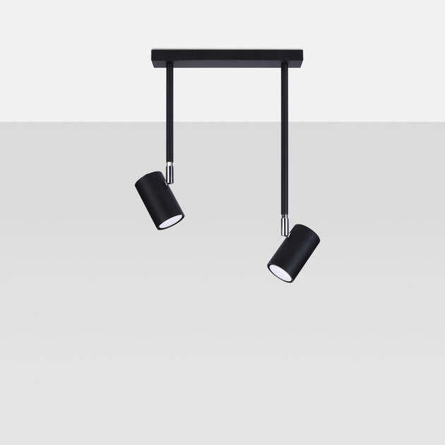 Plafonnier Velola 2 noir