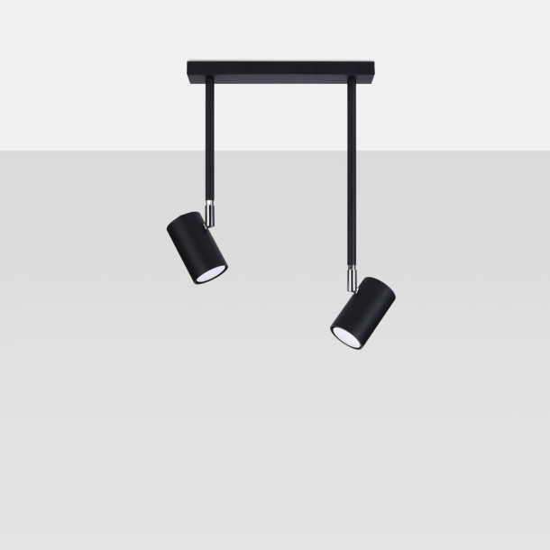 Plafonnier Velola 2 noir