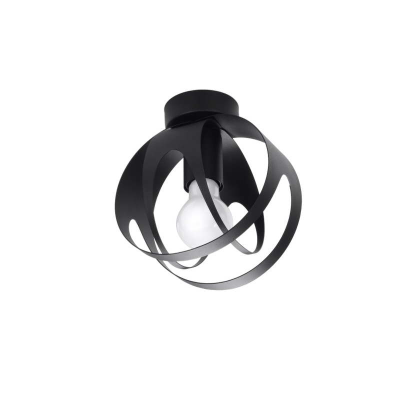 Plafonnier Lineaaena noir