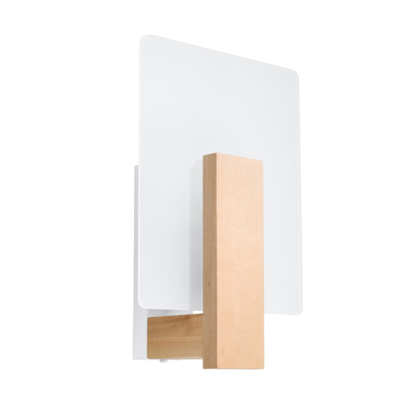 Applique Luxeior en bois naturel