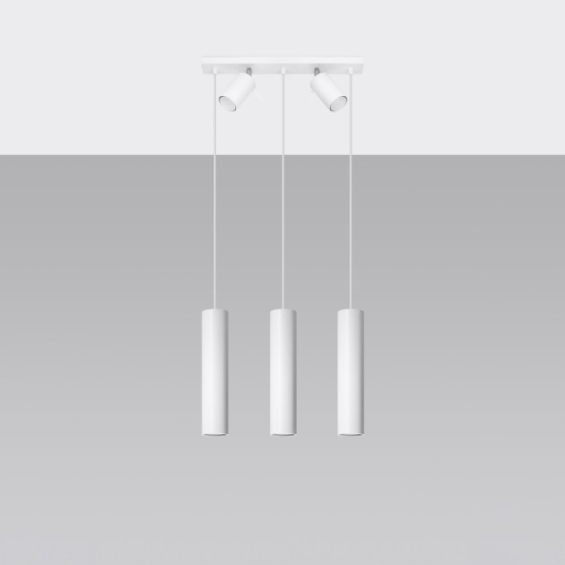 Lampe suspendue Veraaeen 3 blanc