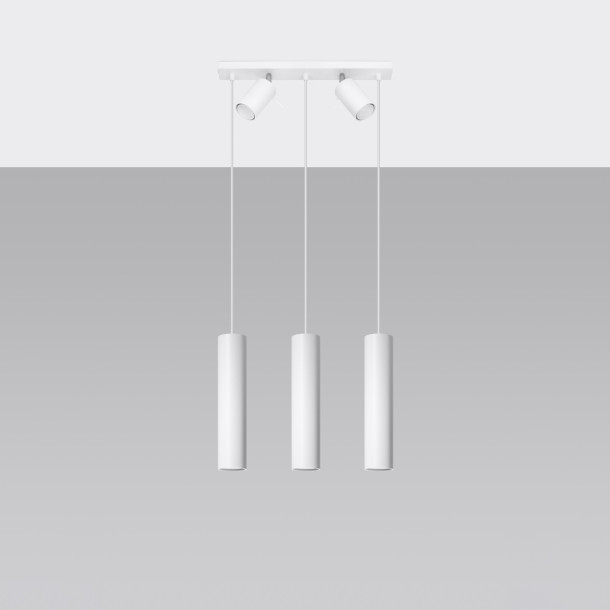 Lampe suspendue Veraaeen 3 blanc