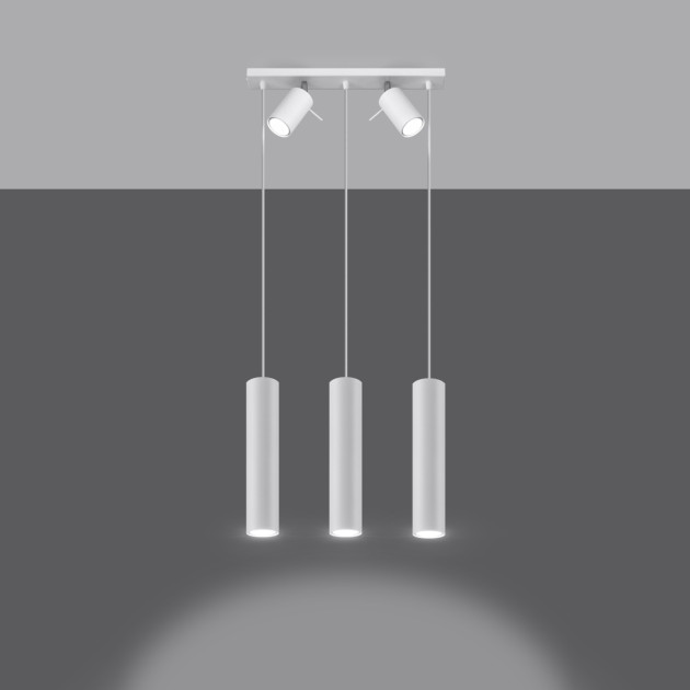 Lampe suspendue Veraaeen 3 blanc