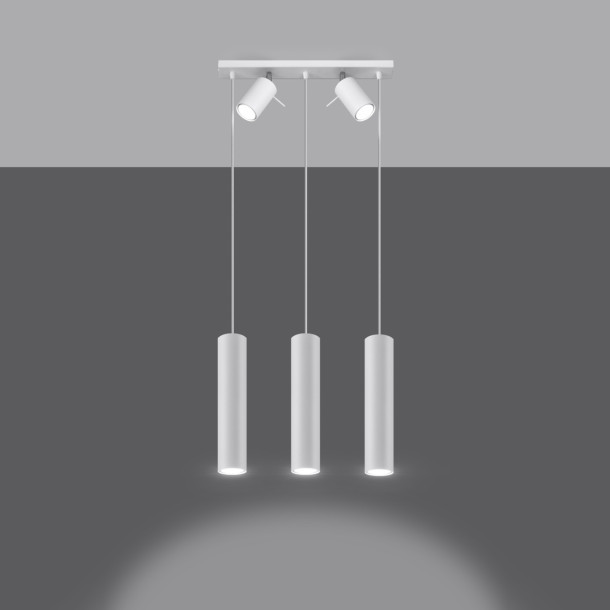 Lampe suspendue Veraaeen 3 blanc