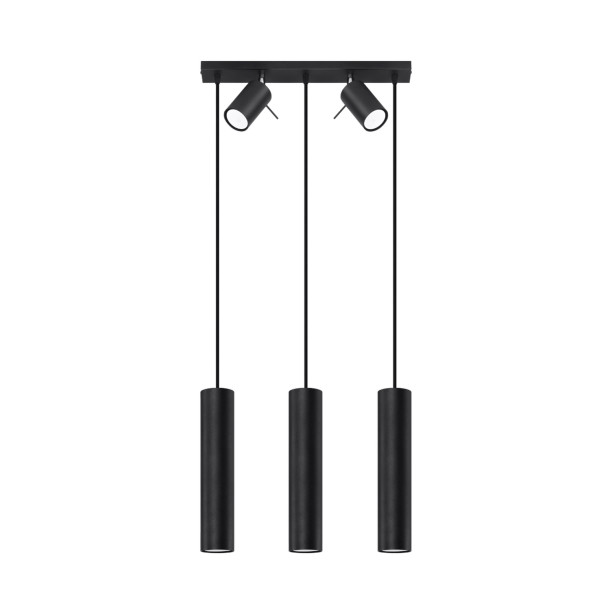 Lampe suspendue Veraaeen 3 noir