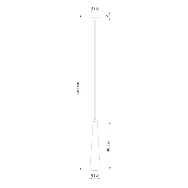 Lampe suspendue Aleen 1 en bois naturel