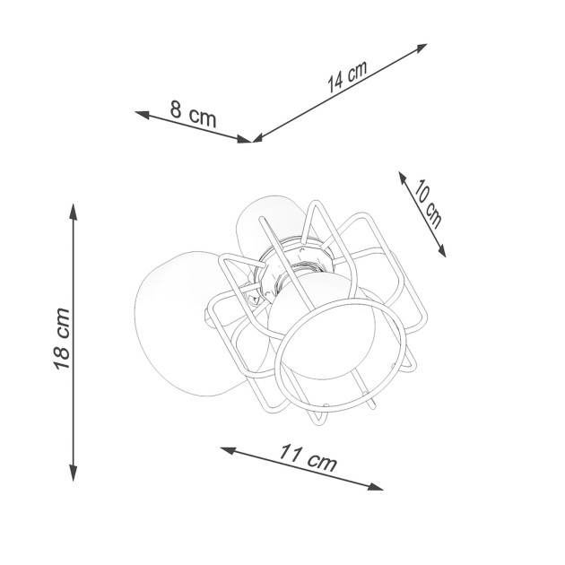 Applique Verayor 1 blanc