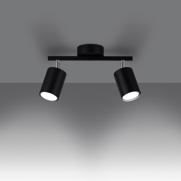 Plafonnier Noraera 2 noir