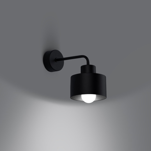Applique Velyen 1 noir