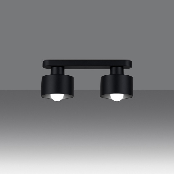 Plafonnier Velyen 2 noir