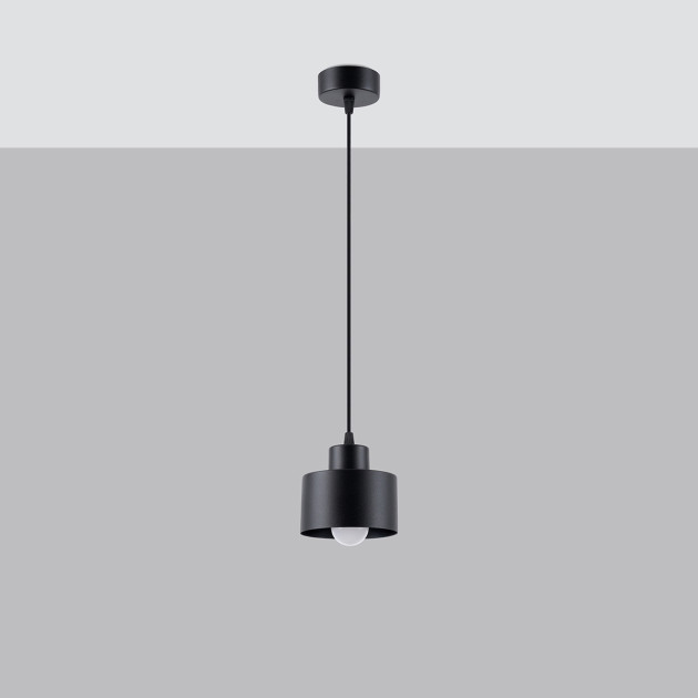 Lampe suspendue Velyen 1 noir
