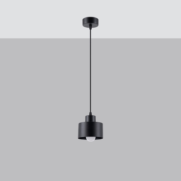 Lampe suspendue Velyen 1 noir