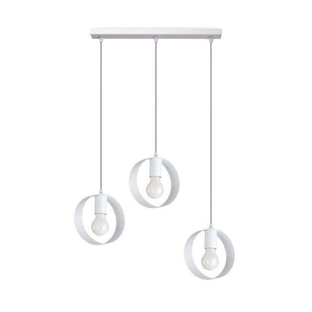 Lampe pendante Aliar 3 biała