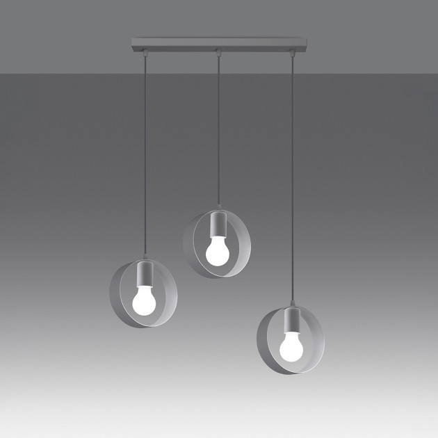 Lampe pendante Aliar 3 biała
