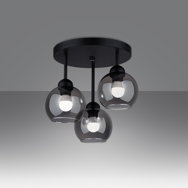 Lustre Orana 3 noir