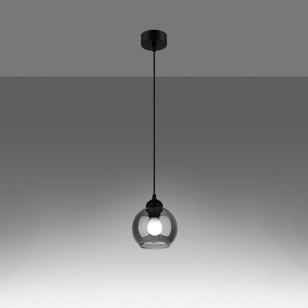 Lampe pendante Orana 1 noir