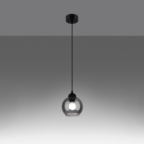Lampe pendante Orana 1 noir