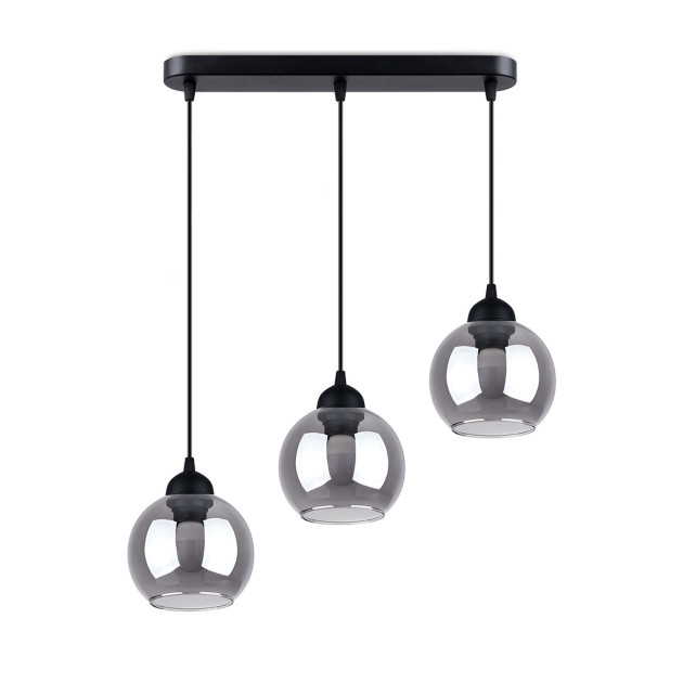 Lampe pendante Orana 3 noir