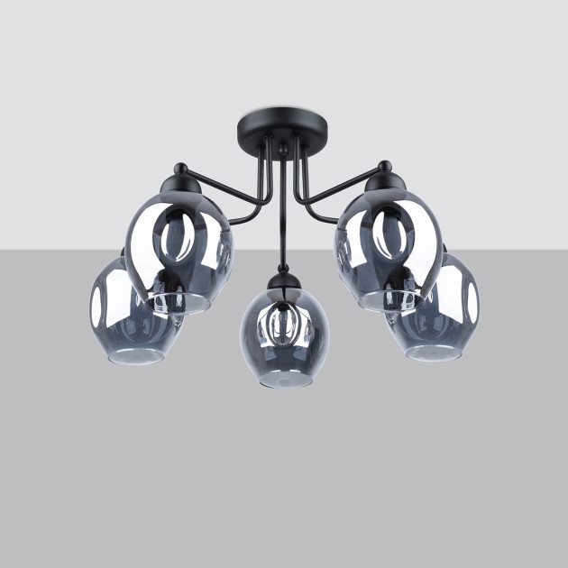 Lustre Novaeis 5 noir