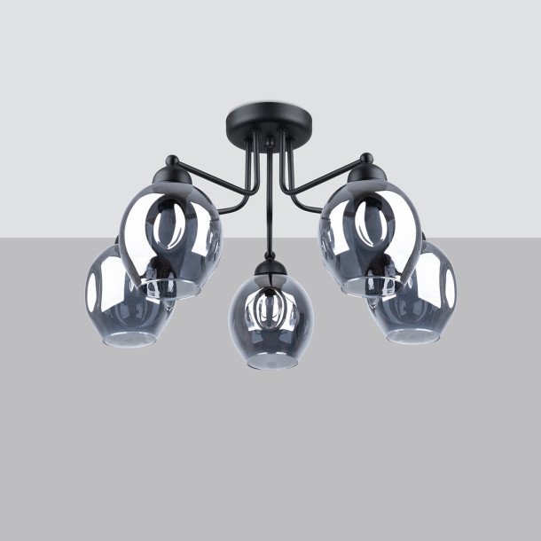 Lustre Novaeis 5 noir