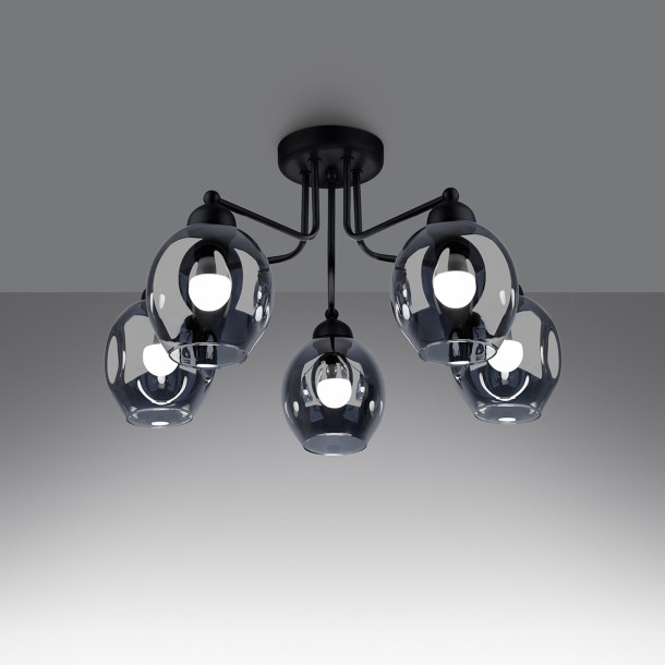 Lustre Novaeis 5 noir