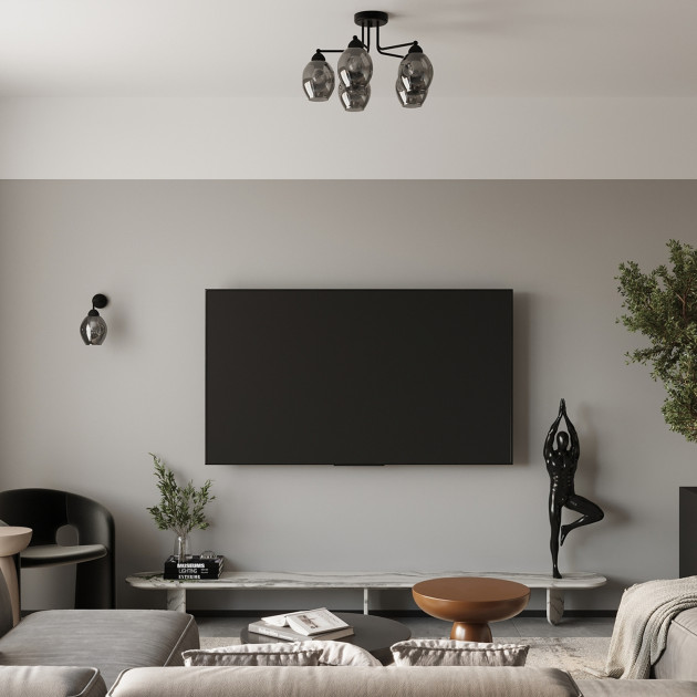 Lustre Novaeis 5 noir